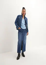 Blusa oversize in mussola fantasia, bonprix