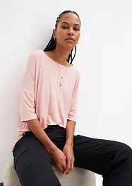 Maglia boxy in misto viscosa morbido, bonprix