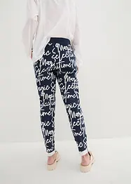 Pantaloni stampati con elastico in vita, bonprix