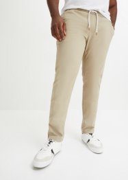 Pantaloni elasticizzati con elastico in vita slim fit, straight, bpc bonprix collection