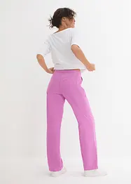 Pantaloni a palazzo in misto lino, bonprix