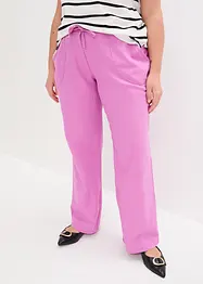 Pantaloni a palazzo in misto lino, bonprix