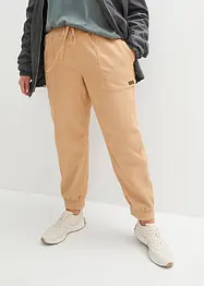 Pantaloni in twill con cinta comoda, bonprix