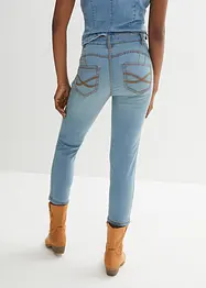 Jeans skinny modellanti cropped, vita media, John Baner JEANSWEAR