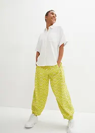 Pantaloni in mussola fantasia, bonprix