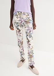 Pantaloni elasticizzati a fiori, bonprix