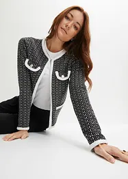 Cardigan corto in bouclé, bonprix