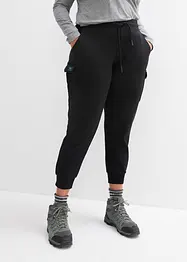 Pantaloni da jogging cropped con tasche cargo, bonprix