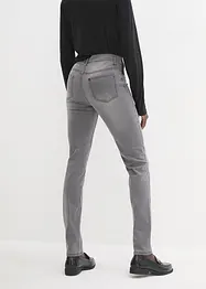 Jeans con cinta comoda slim, a vita media, bonprix