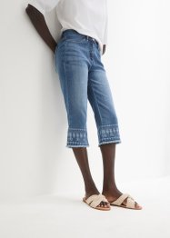 Jeans capri con ricami, bpc selection