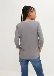 Maglia prémaman in cotone biologico con maniche a 3/4, bpc bonprix collection