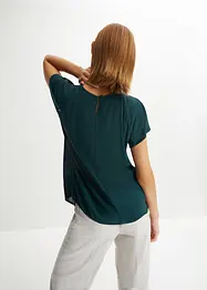 Blusa con pizzo, bonprix