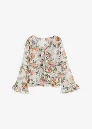 Blusa fantasia con volant, bonprix