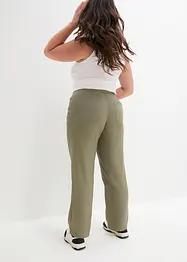 Pantaloni cargo leggeri con coulisse, bonprix