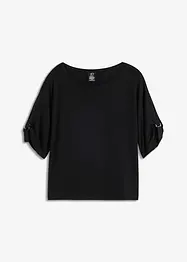 T-shirt con scollo a barca, bonprix