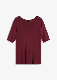 Maglia con scollo rotondo in viscosa morbida, bonprix