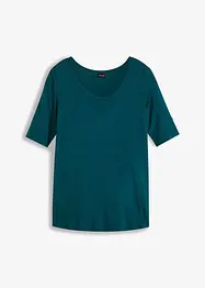 Maglia con scollo rotondo in viscosa morbida, bonprix