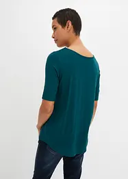 Maglia con scollo rotondo in viscosa morbida, bonprix