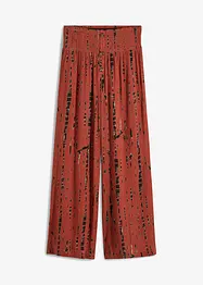 Pantaloni a palazzo con stampa batik, bonprix