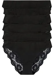 Slip con pizzo (pacco da 6), bonprix