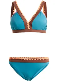 Bikini a triangolo (set 2 pezzi) in poliammide riciclata, bonprix