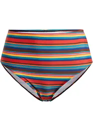 Slip per bikini in poliammide riciclata con effetto modellante forte, RAINBOW