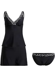 Tankini e gonna (set 3 pezzi) in poliammide riciclata, bpc selection