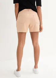 Shorts di jeans con cinta comoda, a vita alta, bpc bonprix collection