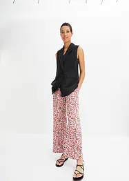 Pantaloni a palazzo con elastico in vita, bonprix