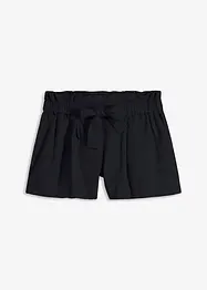 Shorts in misto lino a vita alta, BODYFLIRT