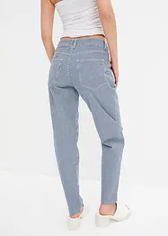 Jeans barrel shape a righe, bonprix