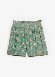 Shorts crinkle fantasia con elastico in vita, bonprix