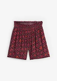 Shorts crinkle fantasia con elastico in vita, bonprix