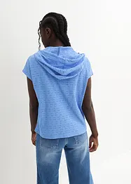 Maglia serafino con cappuccio, bonprix