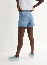 Shorts di jeans elasticizzati, a vita alta, John Baner JEANSWEAR