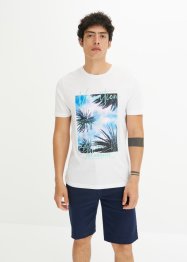 T-shirt in cotone biologico con stampa fotografica, bpc bonprix collection