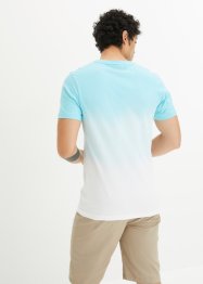T-shirt in cotone biologico con colori sfumati, bpc bonprix collection