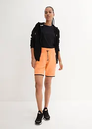 Shorts sportivi in felpa con tasche zippate, bpc bonprix collection