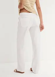 Pantaloni a palazzo in misto lino, bonprix