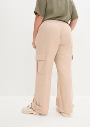 Pantaloni cargo in misto lino, bonprix