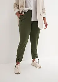 Pantaloni in jersey con arricciatura, bonprix