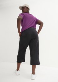 Pantaloni da jogging al polpaccio in cotone biologico, bpc bonprix collection