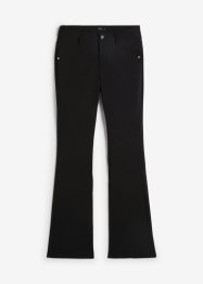 Pantaloni elasticizzati in bengalina, bootcut, bpc bonprix collection
