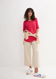 Maglia lunga in morbida viscosa, bonprix