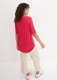 Maglia lunga in morbida viscosa, bonprix