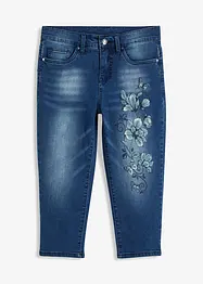 Jeans capri con farfalle, bonprix