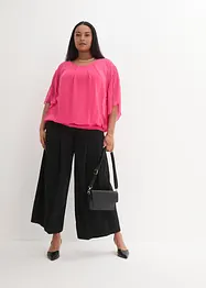 Blusa in chiffon con canotta, bonprix