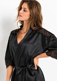 Kimono in satin con effetto lucido, bonprix