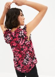 Blusa fantasia con fiocco, bonprix