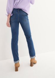 Jeans elasticizzati straight, vita media, bonprix